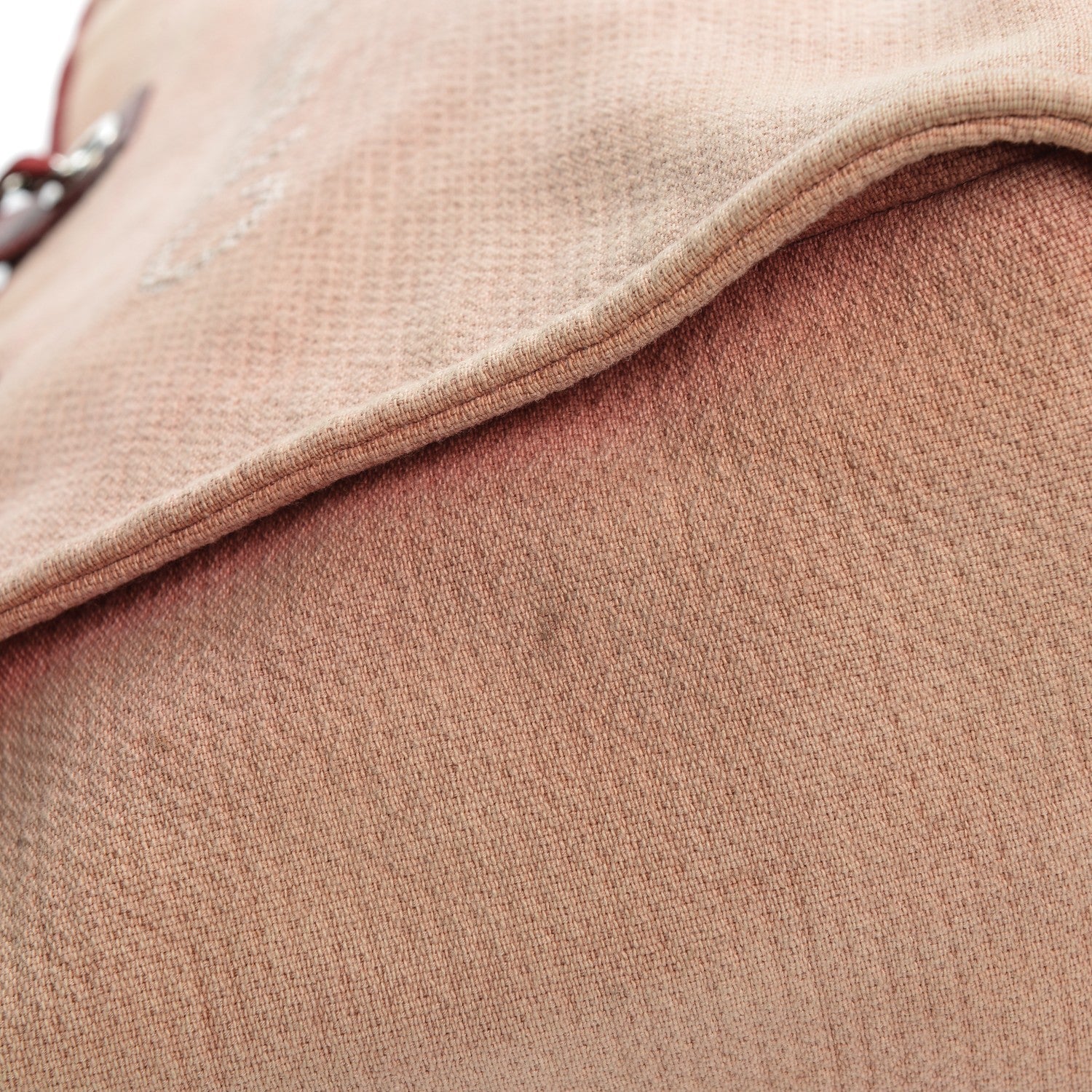 Chanel Canvas Large Deauville Tote Red 8 of 11