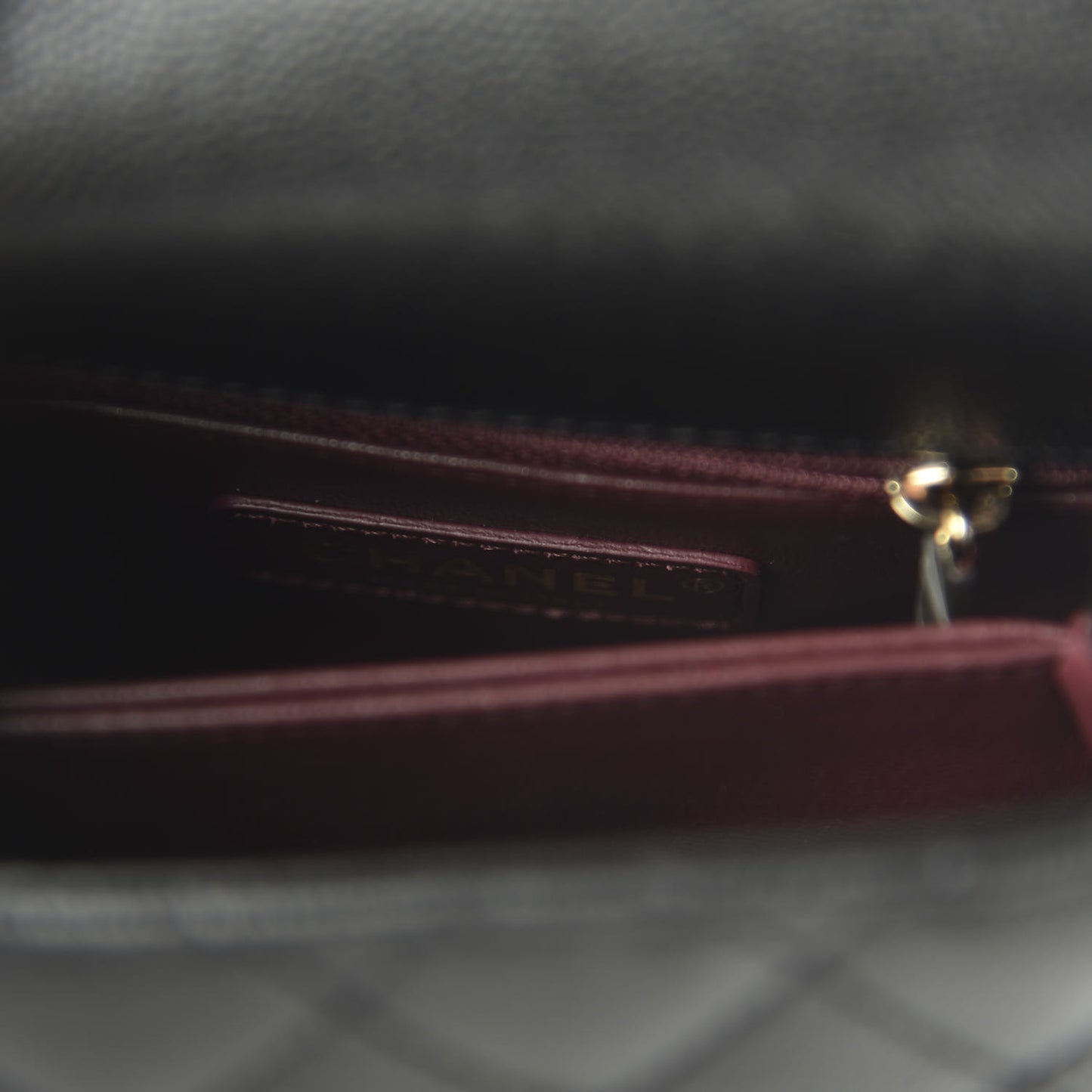 Caviar Quilted Extra Mini Coco Handle Flap Black
