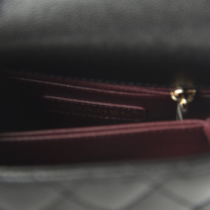 Chanel Caviar Quilted Extra Mini Coco Handle Flap Black 8 of 11