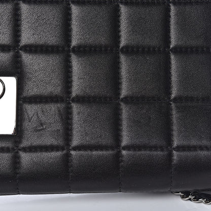 Chanel Lambskin Chocolate Bar Chain Clutch Black 11 of 15