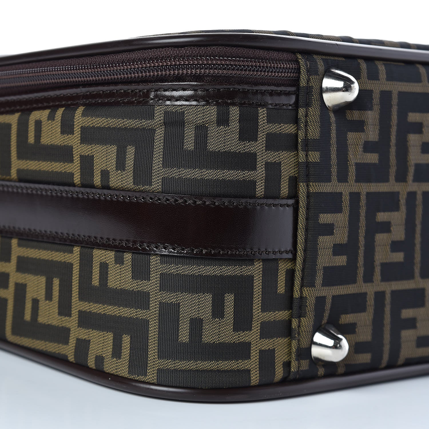 Fendi Zucca Suitcase Tobacco 10 of 12