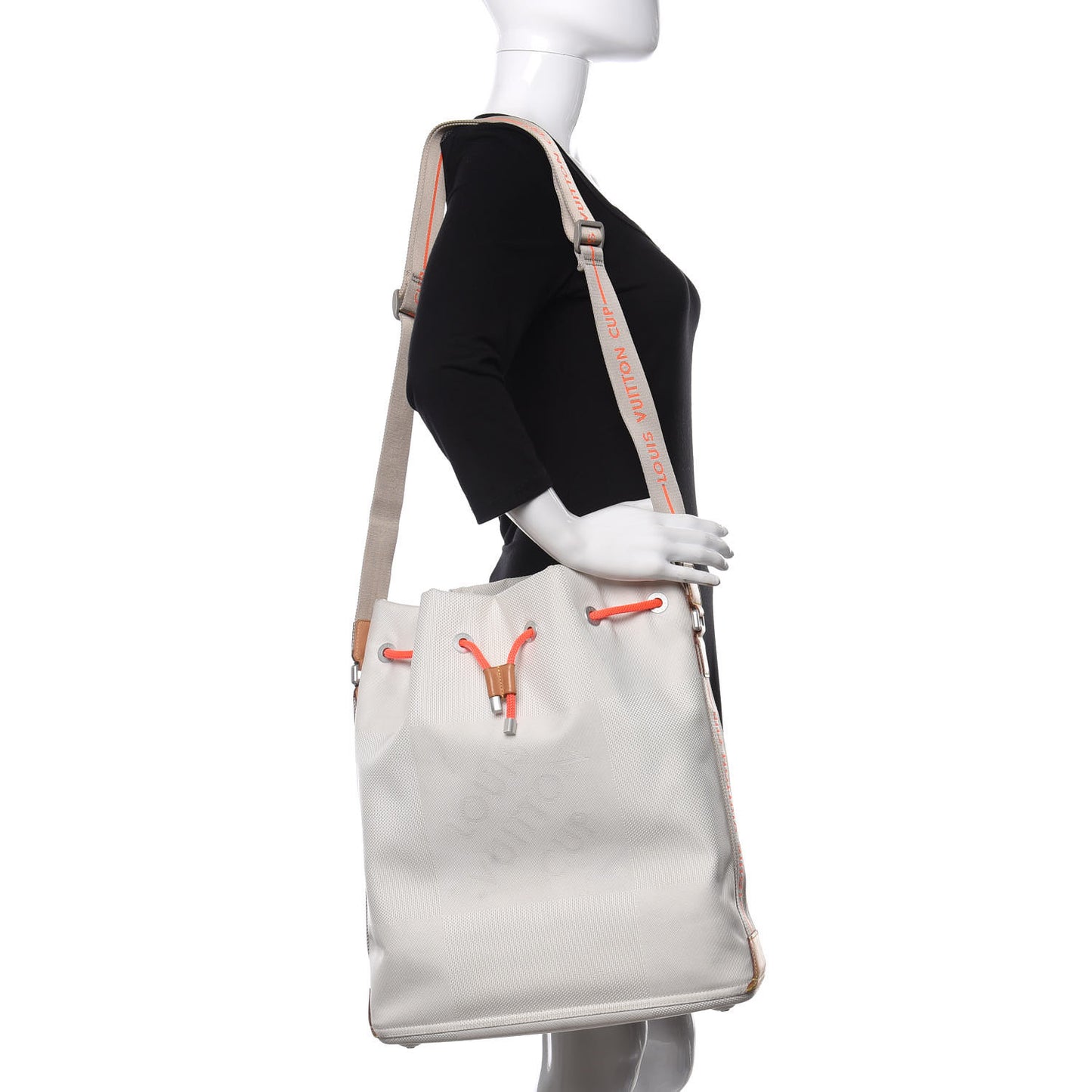 Damier Geant Americas Cup Volunteer Bag White