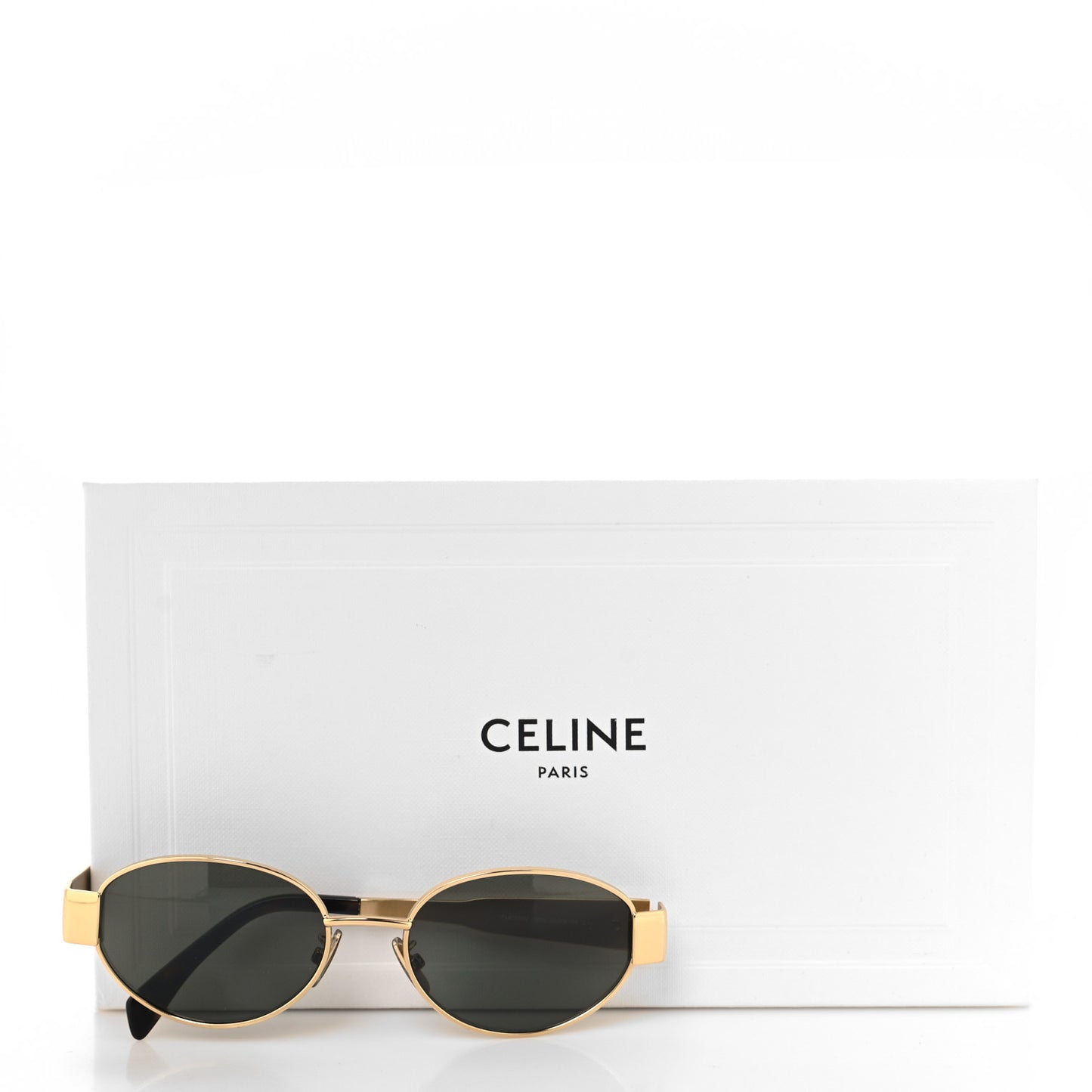Metal Triomphe 01 Sunglasses CL40235U Gold Green