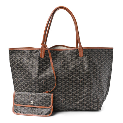 Goyard Goyardine Saint Louis GM Black Gold 1 of 8
