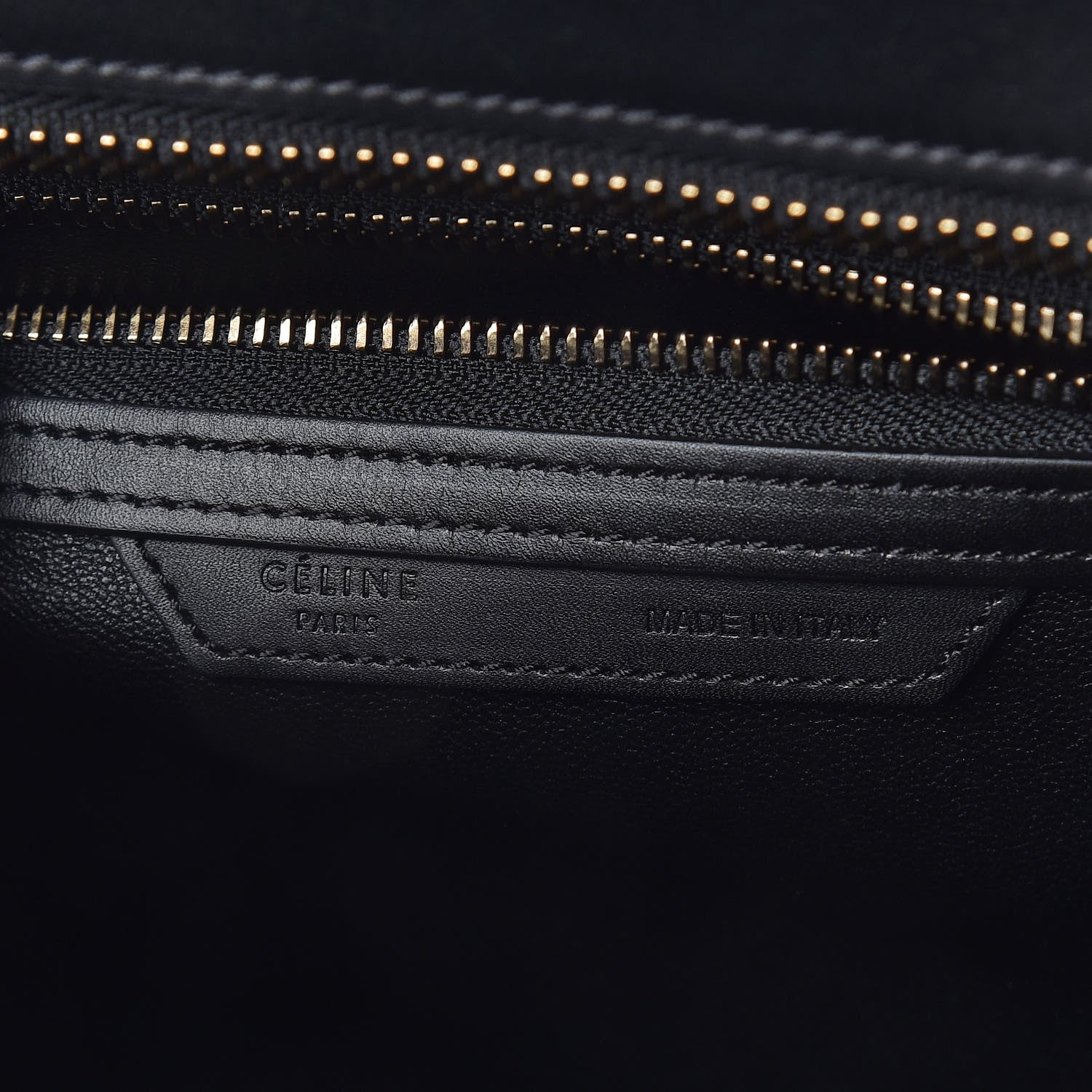 Celine Calfskin Linen Micro Tri-Color Luggage Natural 6 of 9