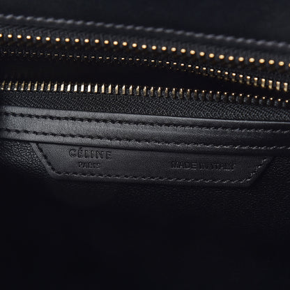 Celine Calfskin Linen Micro Tri-Color Luggage Natural 6 of 9