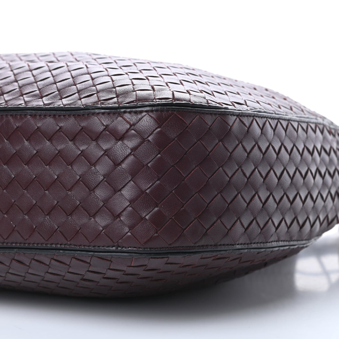 Nappa Intrecciato Large Loop Dark Barolo
