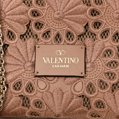 Valentino Garavani Nappa Lace Girello Flap Blush 8 of 13