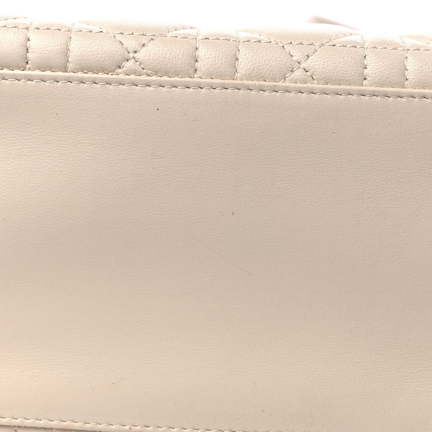 Christian Dior Lambskin Cannage Medium Lady Dior Light Beige 12 of 14
