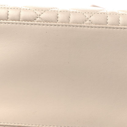 Christian Dior Lambskin Cannage Medium Lady Dior Light Beige 12 of 14