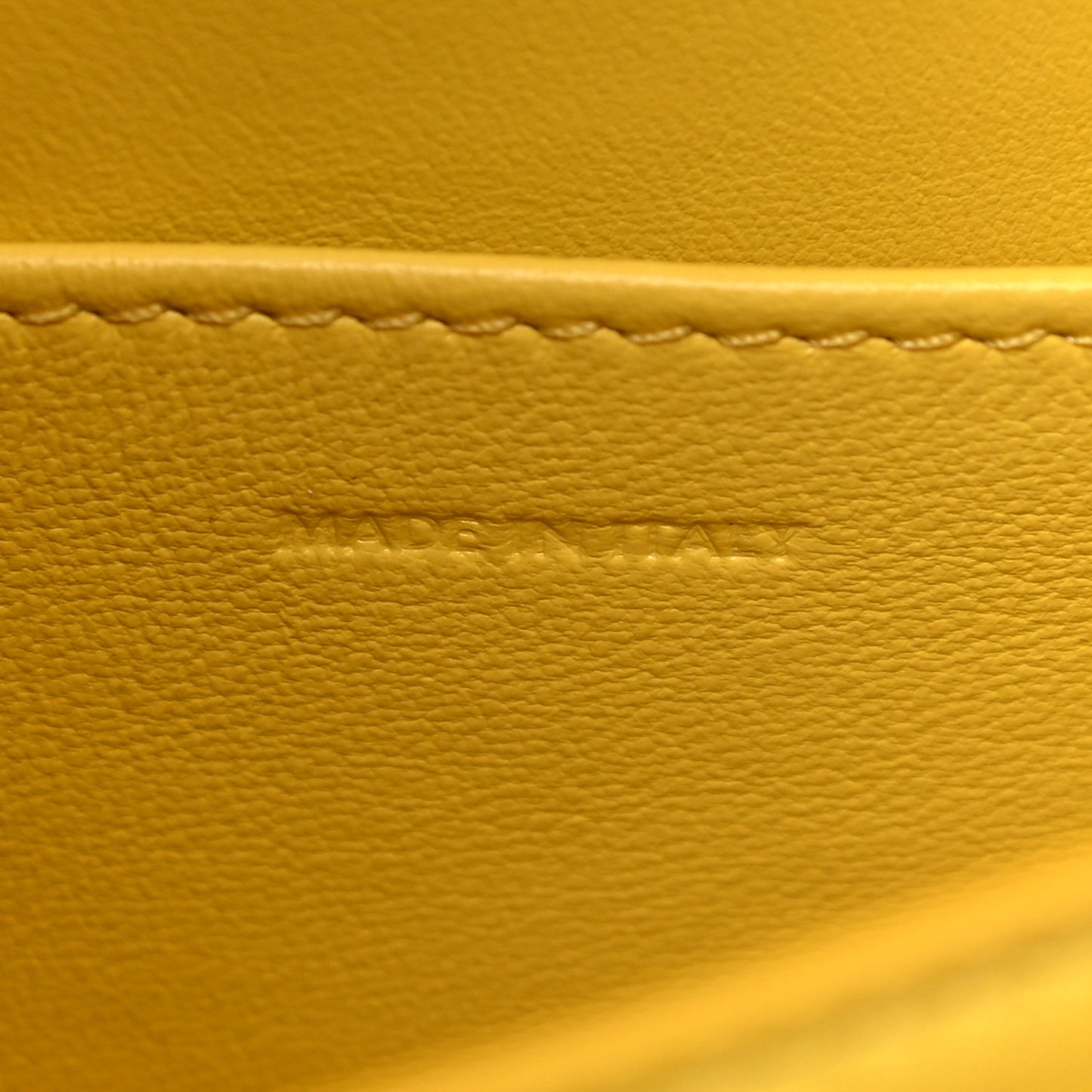 Box Calfskin Teen Classic Box Flap Bag Yellow