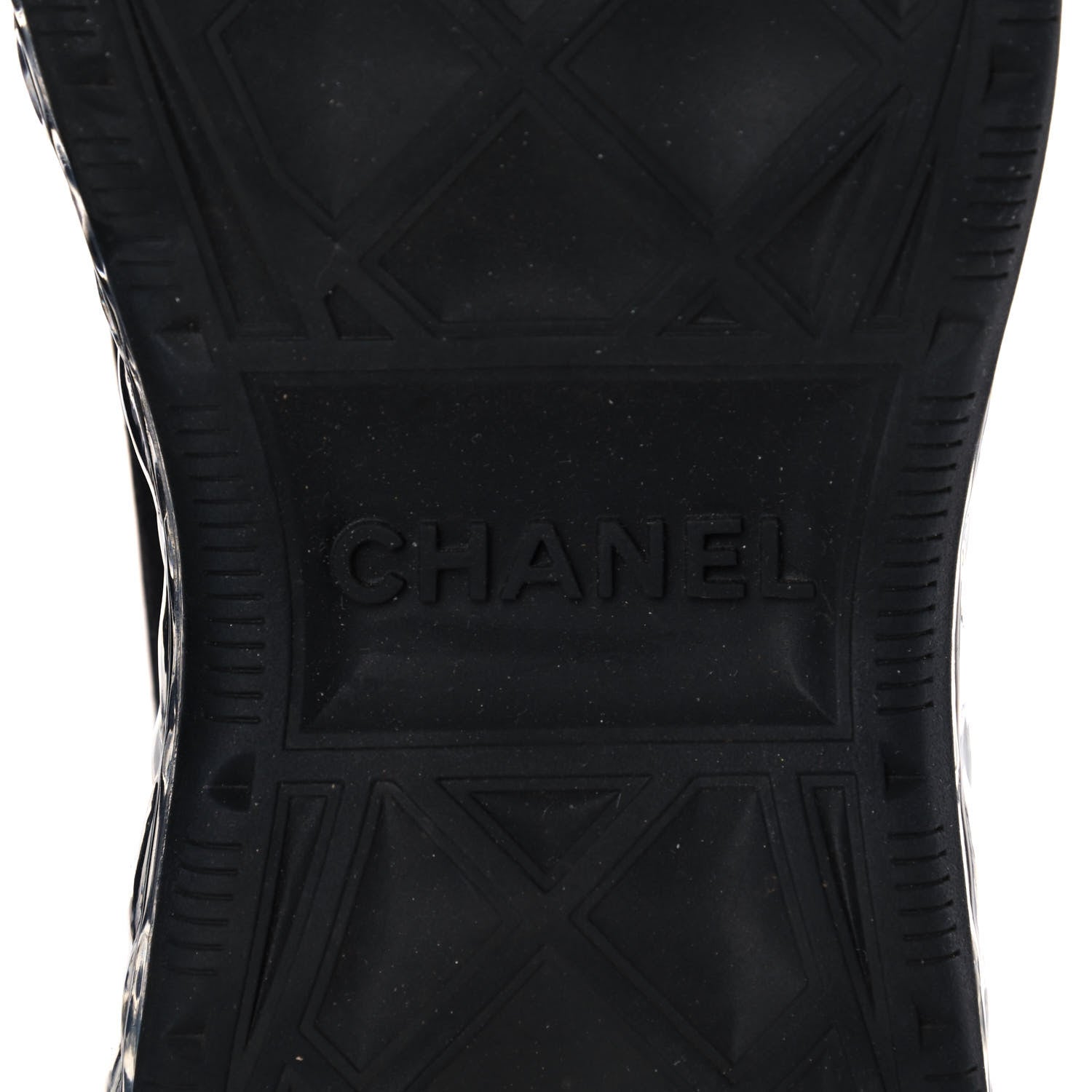 Chanel Suede Calfskin Velvet Grosgrain CC Sneakers 39 Black 6 of 9