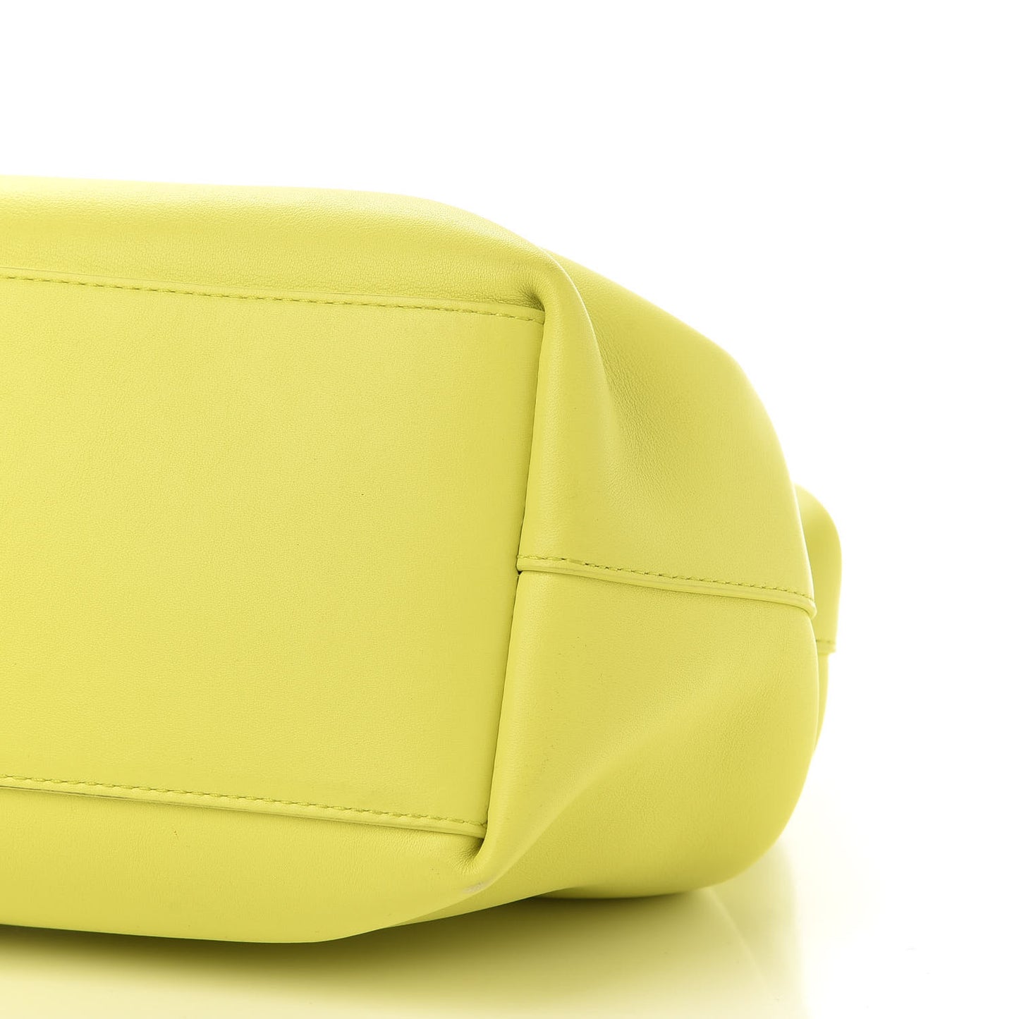 Calfskin Medium The Point Triangle Bag Seagrass