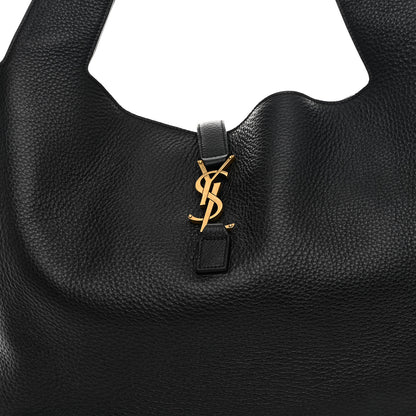 Saint Laurent Grained Deerskin Bea Tote Black 8 of 11