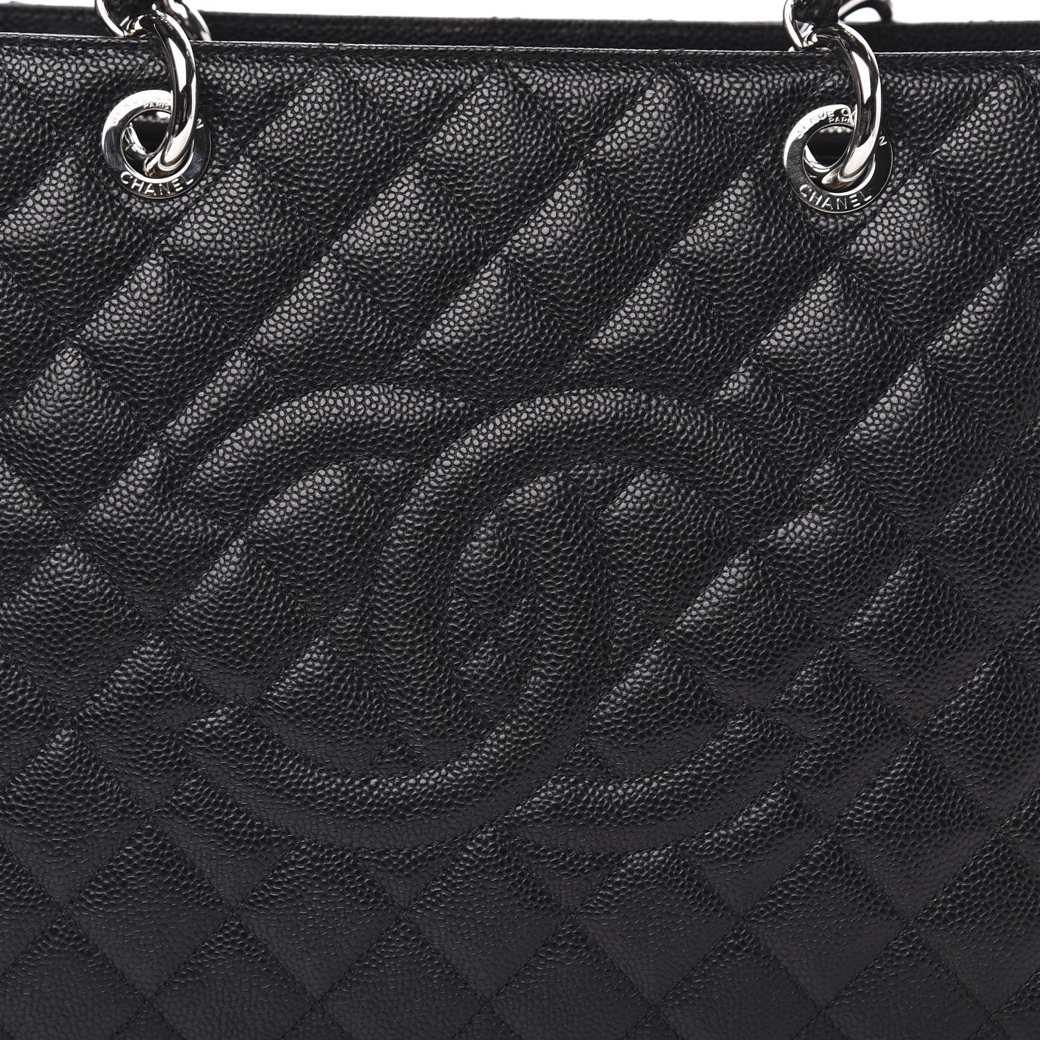 Chanel Caviar Quilted Grand Shopping Tote GST Black 10 of 10