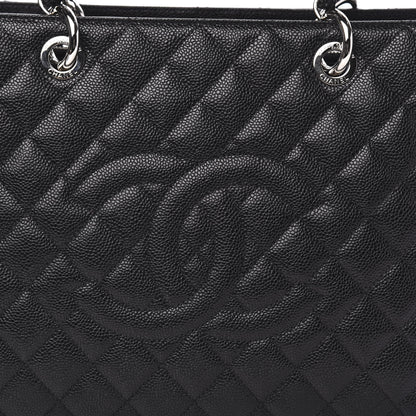 Chanel Caviar Quilted Grand Shopping Tote GST Black 10 of 10