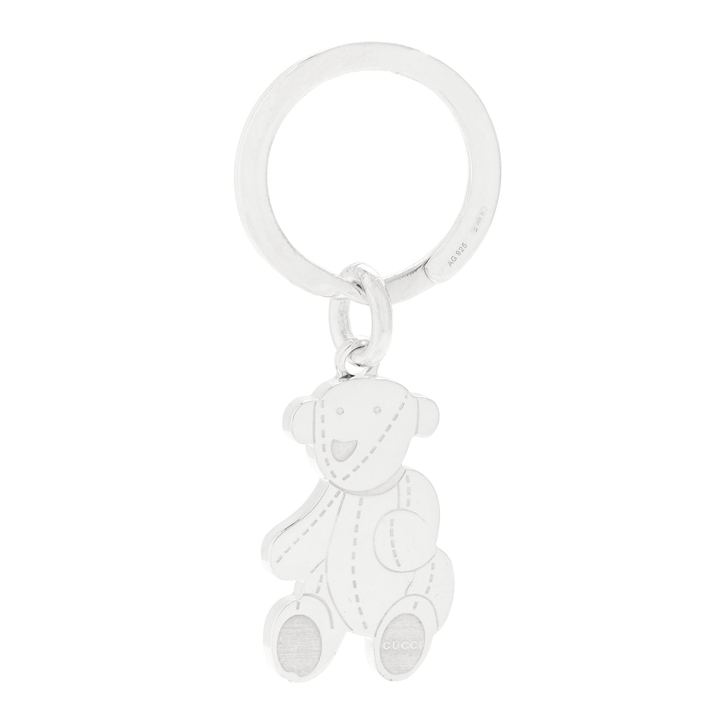 Sterling Silver Teddybear Key Chain
