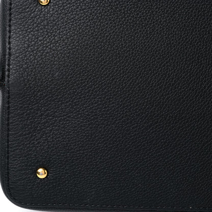 Valentino Garavani Grainy Calfskin Medium VLogo Escape Shopper Black 11 of 11