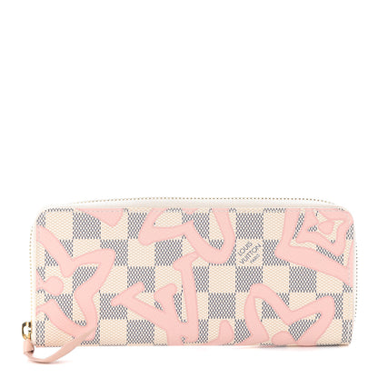 Louis Vuitton Damier Azur Tahitienne Clemence Wallet 1 of 5