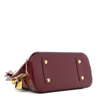 Louis Vuitton Vernis Alma BB Griotte 3 of 4