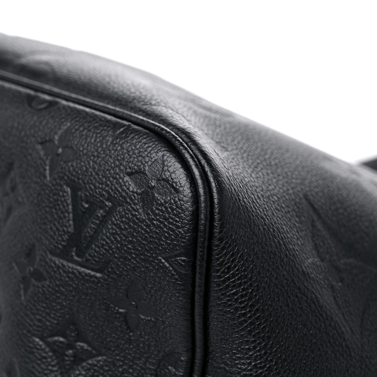 Louis Vuitton Empreinte Monogram Giant Neverfull MM Black 8 of 13