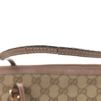 Gucci Monogram Medium Bree Shoulder Bag Beige Tabacco 14 of 16