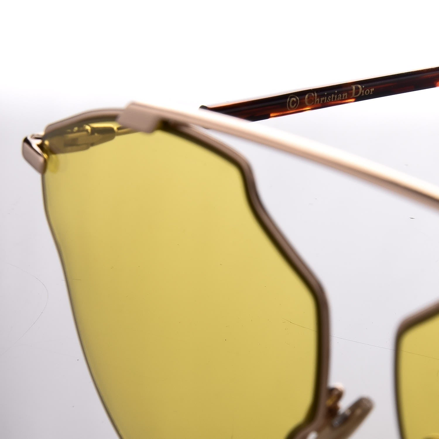 Christian Dior So Real Pop Sunglasses Yellow 7 of 8