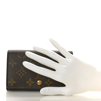 Louis Vuitton Monogram Porte-Monnaie Tresor Wallet 2 of 9
