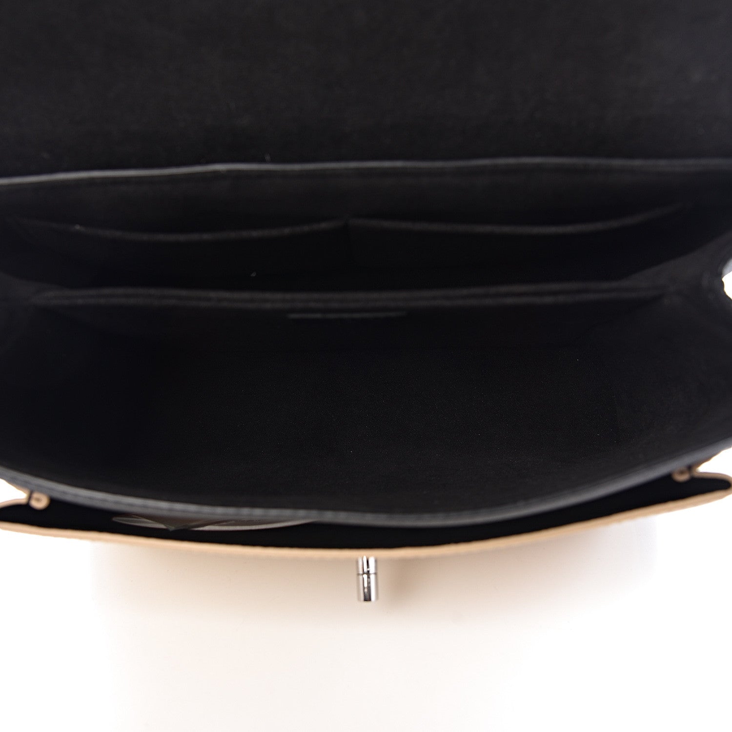 Louis Vuitton Soft Calfskin My Lockme Top Handle Vanille Black 6 of 11