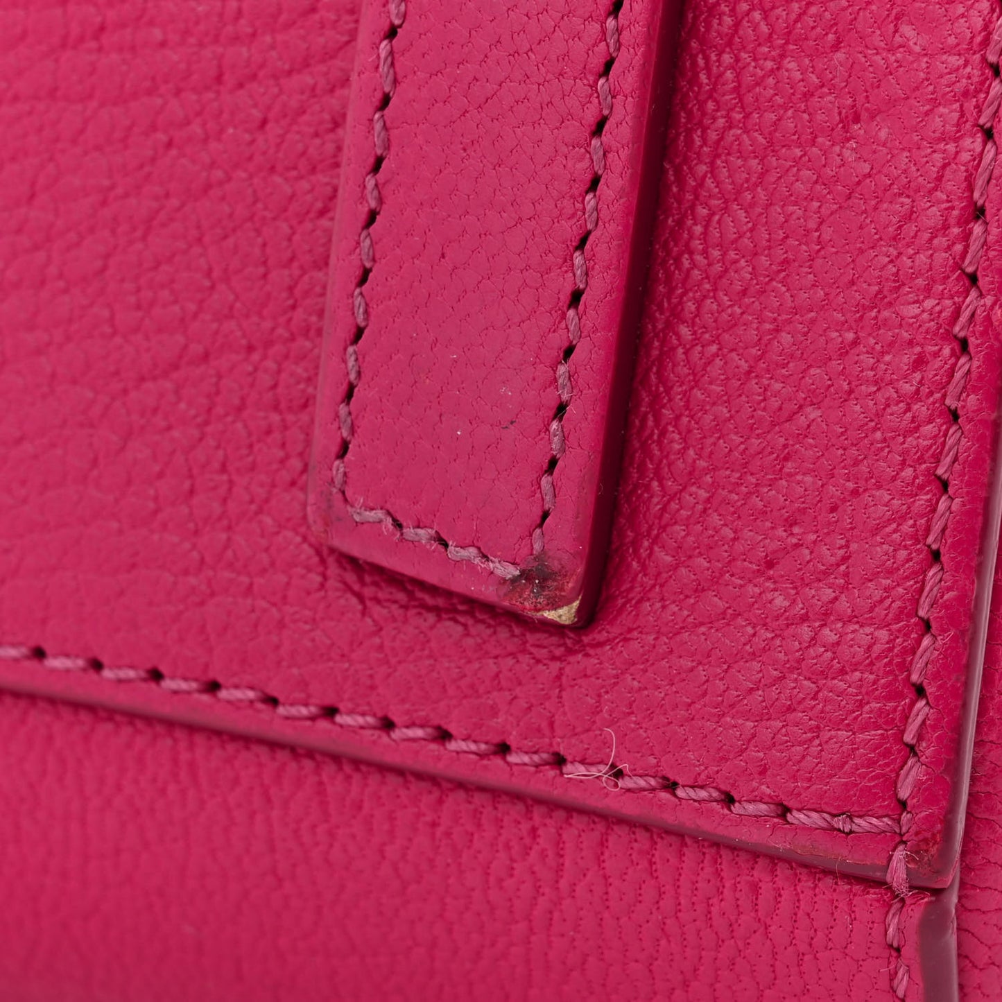 Sugar Goatskin Mini Antigona Fushia