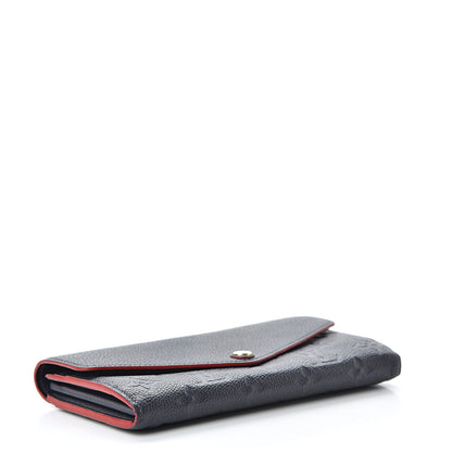 Louis Vuitton Empreinte Sarah Wallet NM Marine Rouge 4 of 10