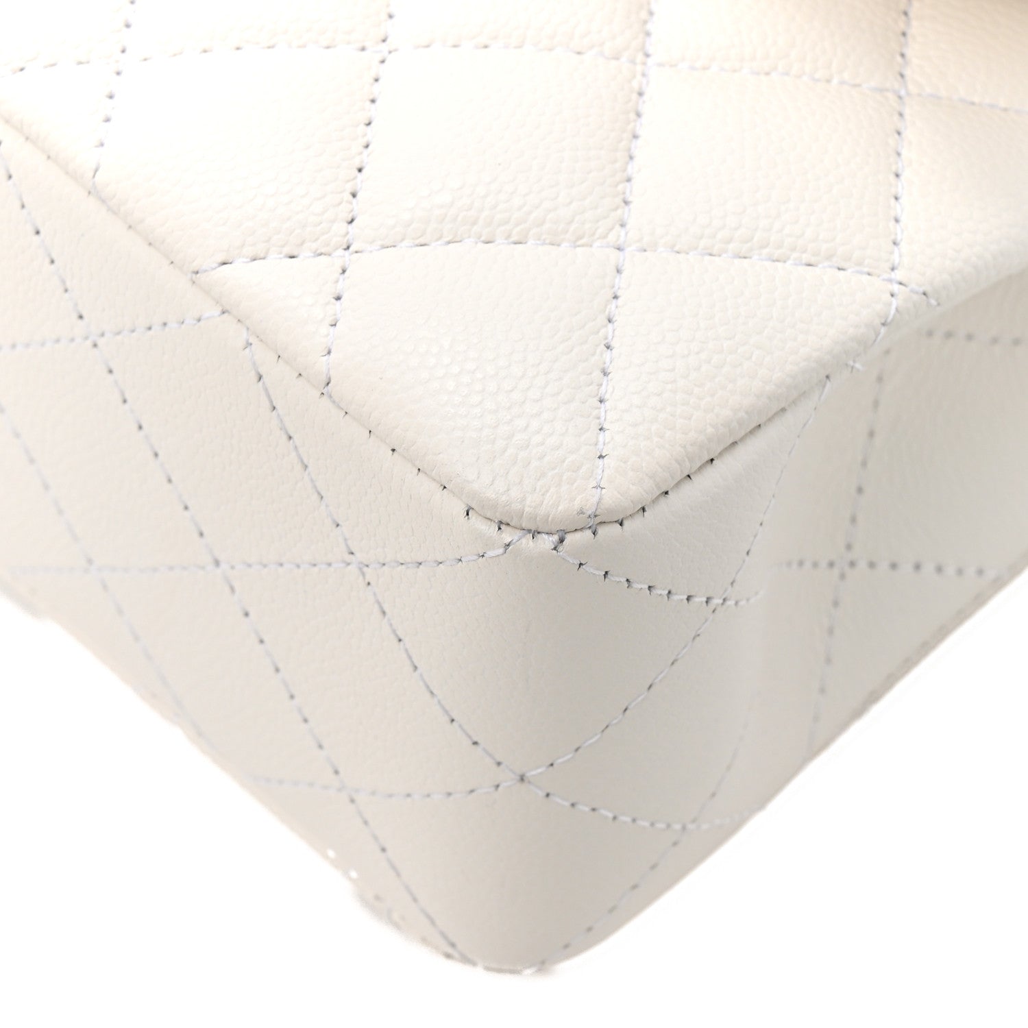Chanel Caviar Quilted Small Double Flap White 11 of 11