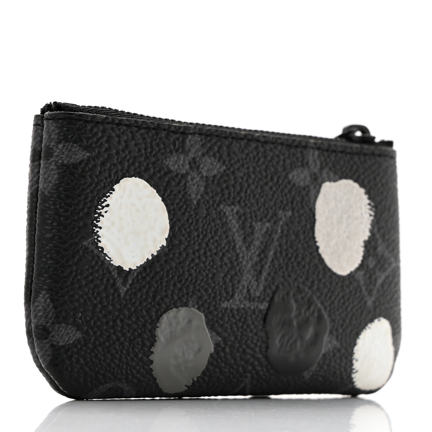 Louis Vuitton LV X YK Monogram Eclipse Key Pouch Black Silver 3 of 7