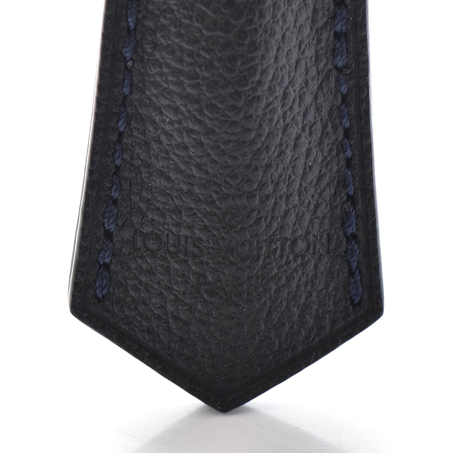 Calfskin Clochette Key Bell Holder Blue