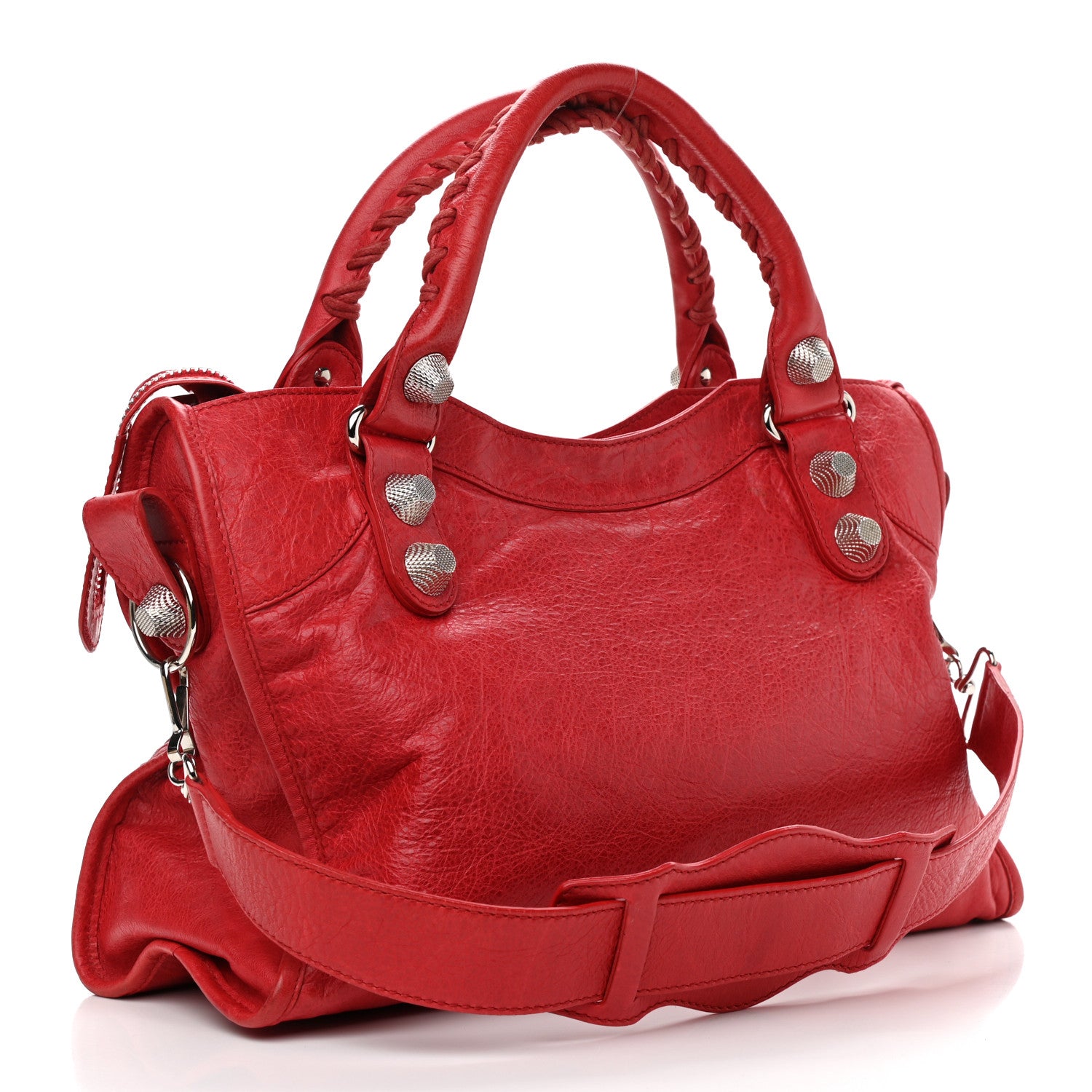 Balenciaga Agneau Giant 21 Silver Hardware City Rouge Coquelicot 3 of 14