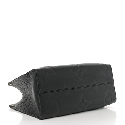 Louis Vuitton Empreinte Monogram Giant Onthego MM Black 4 of 13