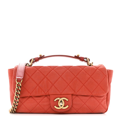 Chanel Iridescent Caviar Quilted Medium Chic Quilt Flap Red 1 of 11