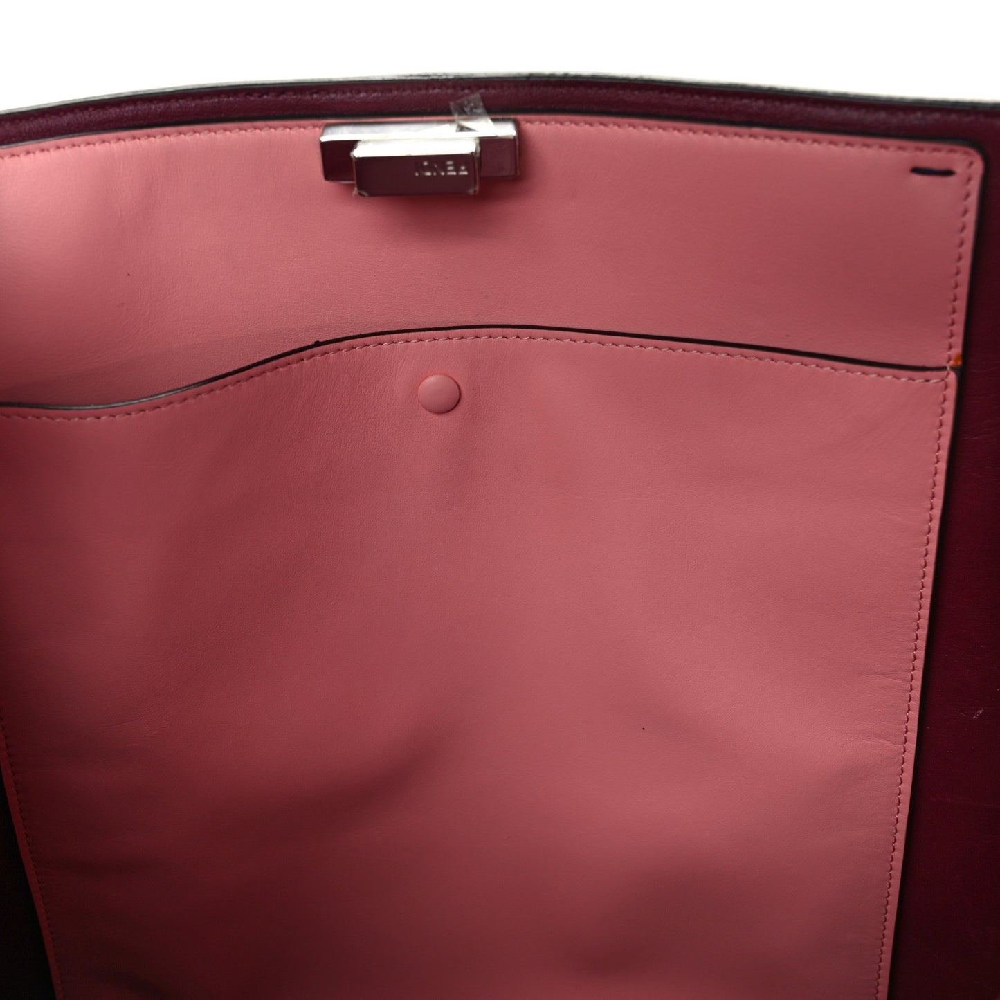 Vitello Seta Century Large Peekaboo X-Lite Black Notte Flamingo