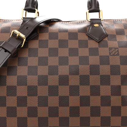 Louis Vuitton Damier Ebene Speedy Bandouliere 30 8 of 13