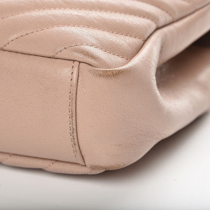 Saint Laurent Sheepskin Matelasse Chevron Monogram Medium College Bag Fard 10 of 10