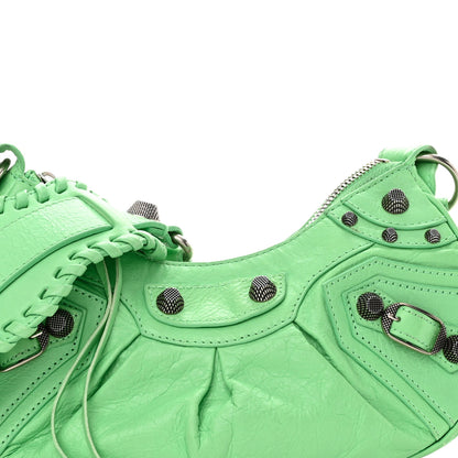 Balenciaga Agneau Arena Le Cagole Shoulder Bag XS Mint Green 7 of 10