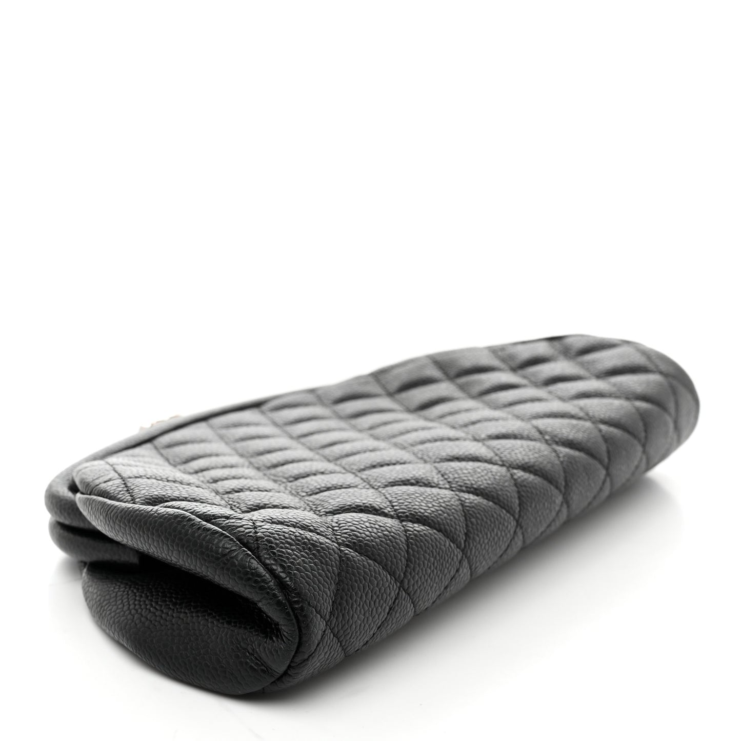 Caviar Quilted Timeless Clutch Black