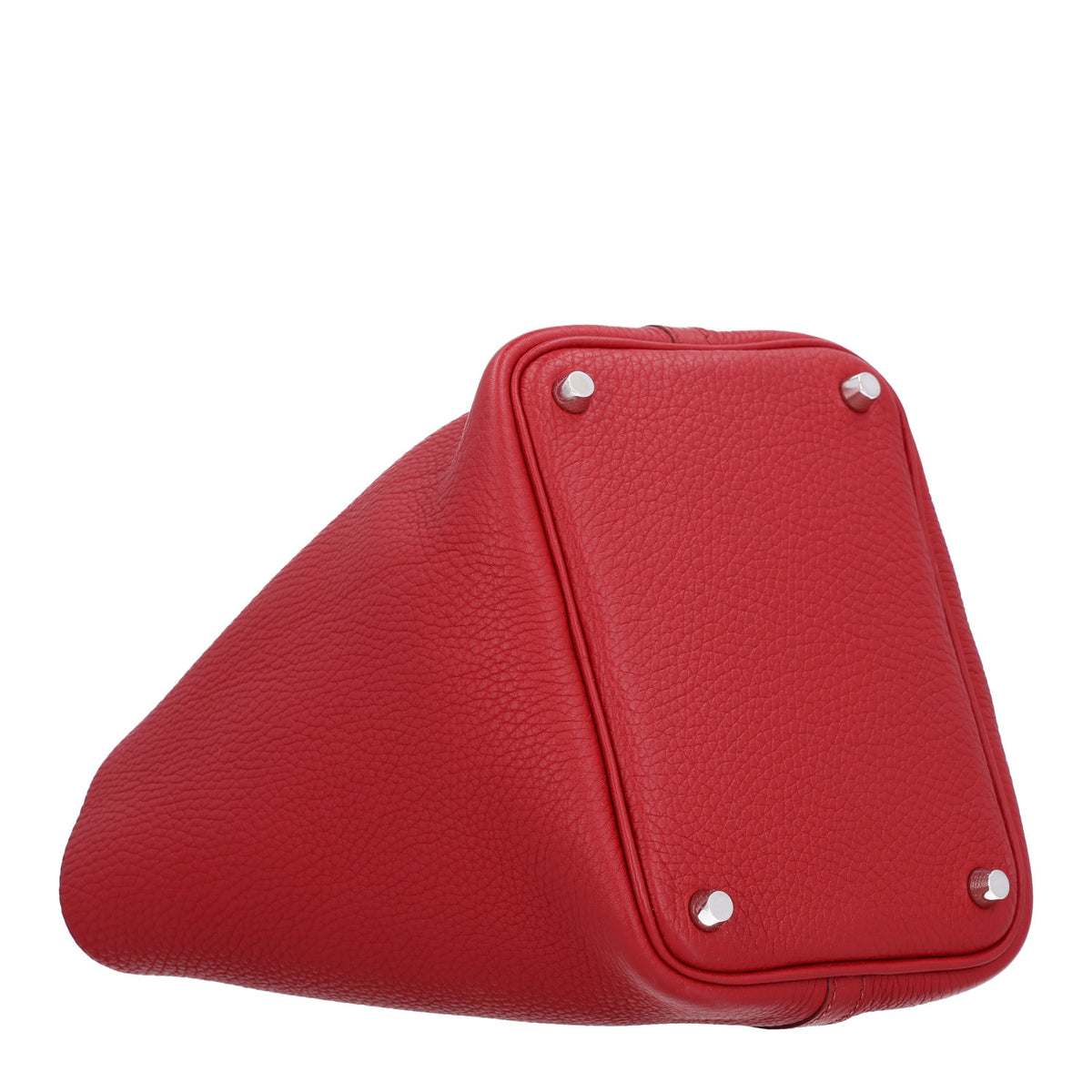 Hermes Taurillon Clemence Picotin Lock 18 PM Rouge Garance 4 of 10