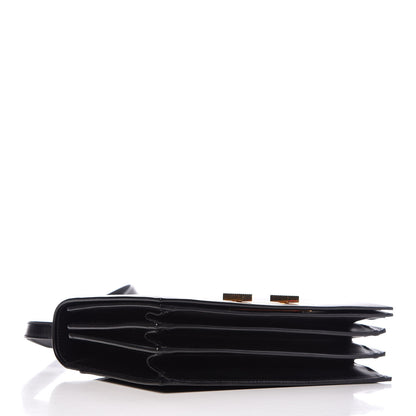 Saint Laurent Smooth Calfskin Medium Domino Shoulder Bag Black 4 of 9
