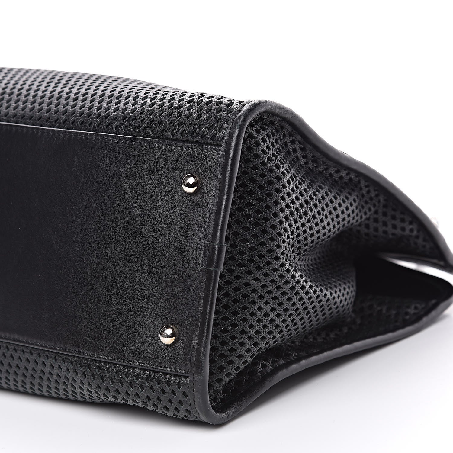 Chanel Calfskin Perforated Up In The Air Tote Black 12 of 13