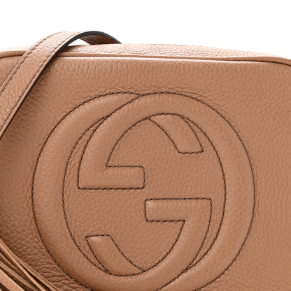 Gucci Pebbled Calfskin Small Soho Disco Bag Camelia 8 of 11