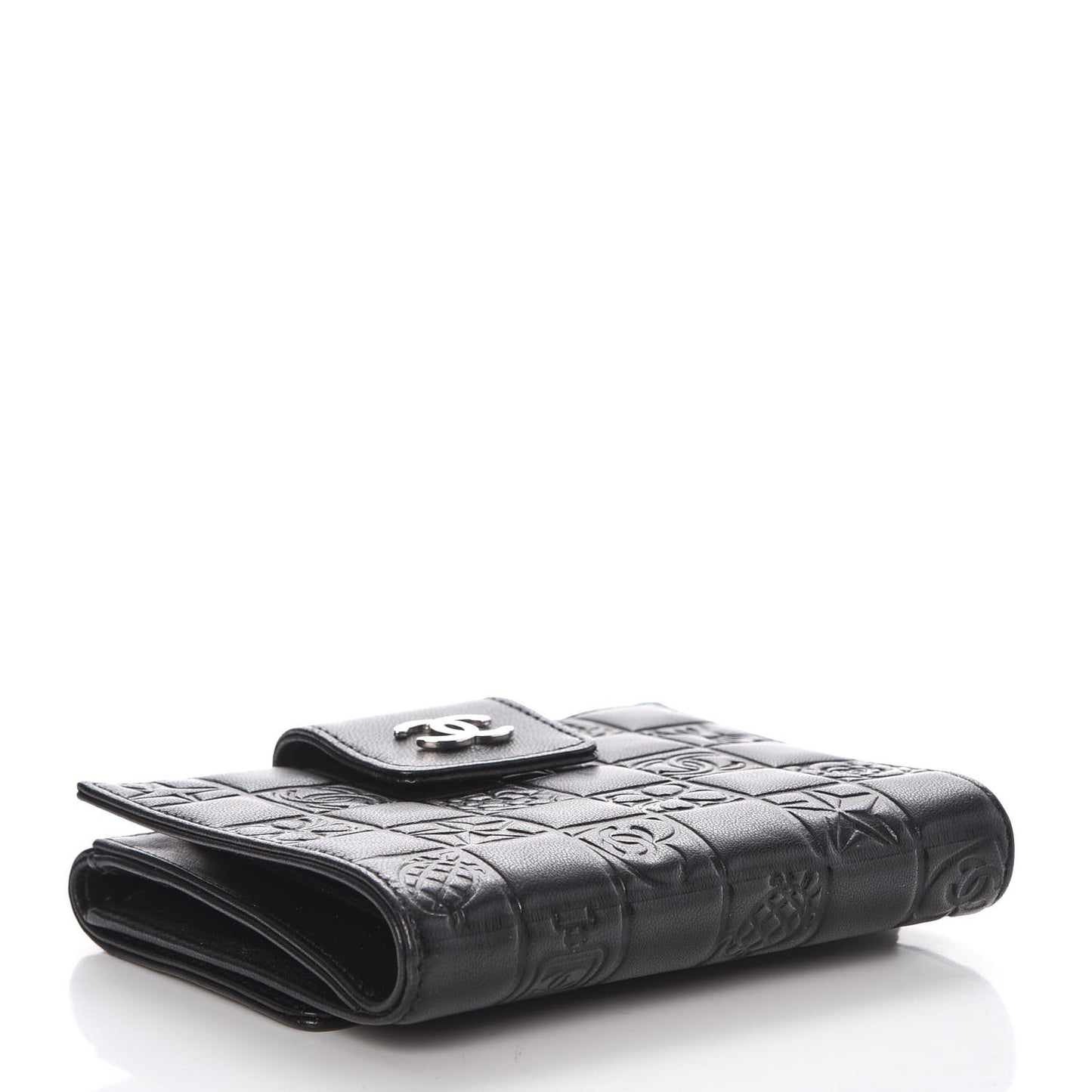 Lambskin Precious Symbols French Wallet Black