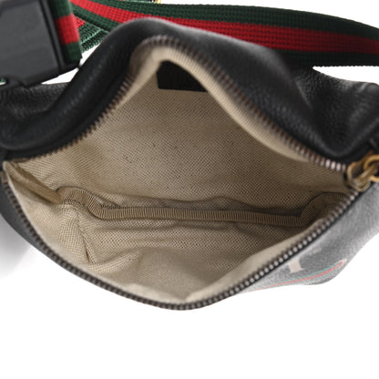 Gucci Grained Calfskin Small Logo Belt Bag Black 5 of 10