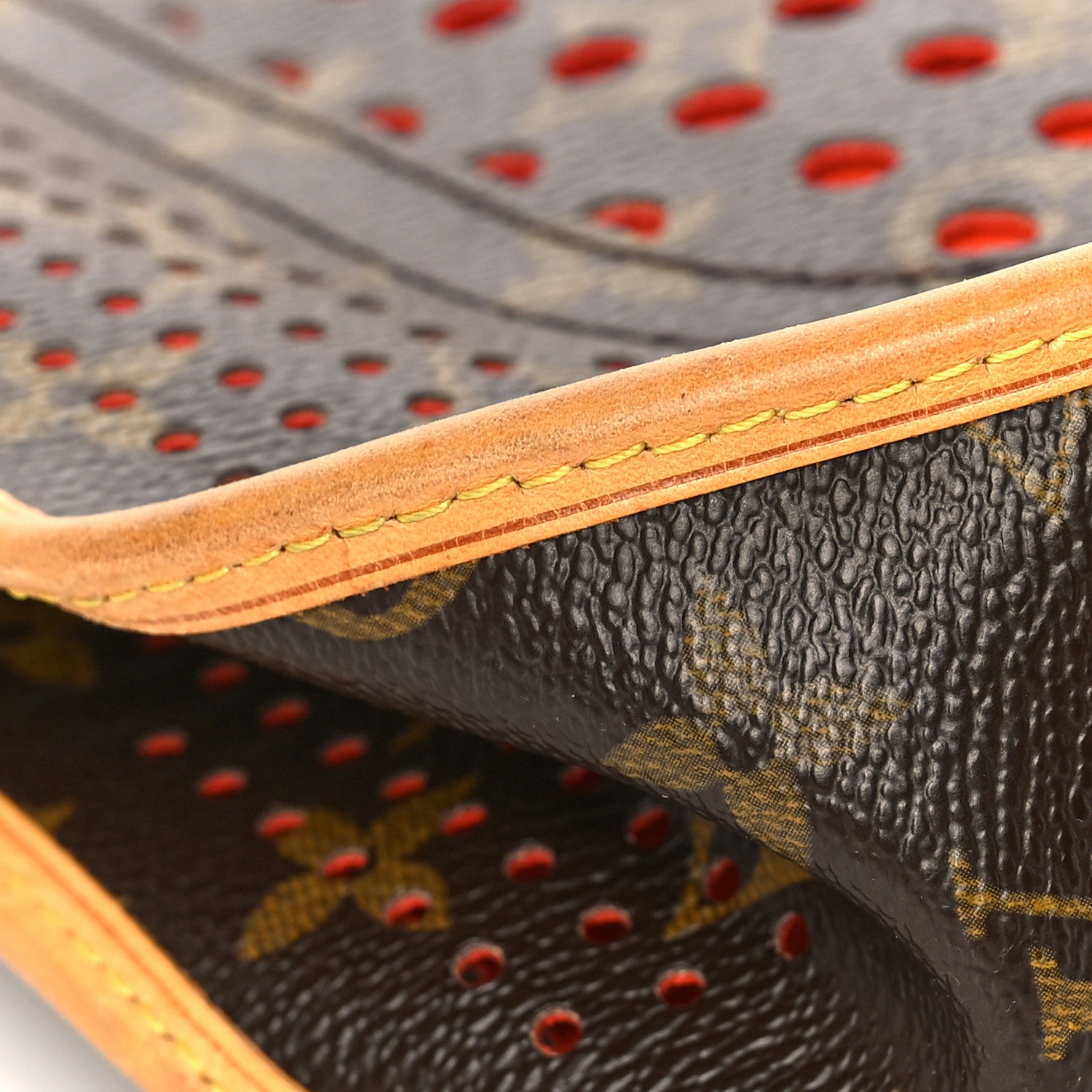 Louis Vuitton Monogram Perforated Musette Orange 7 of 11
