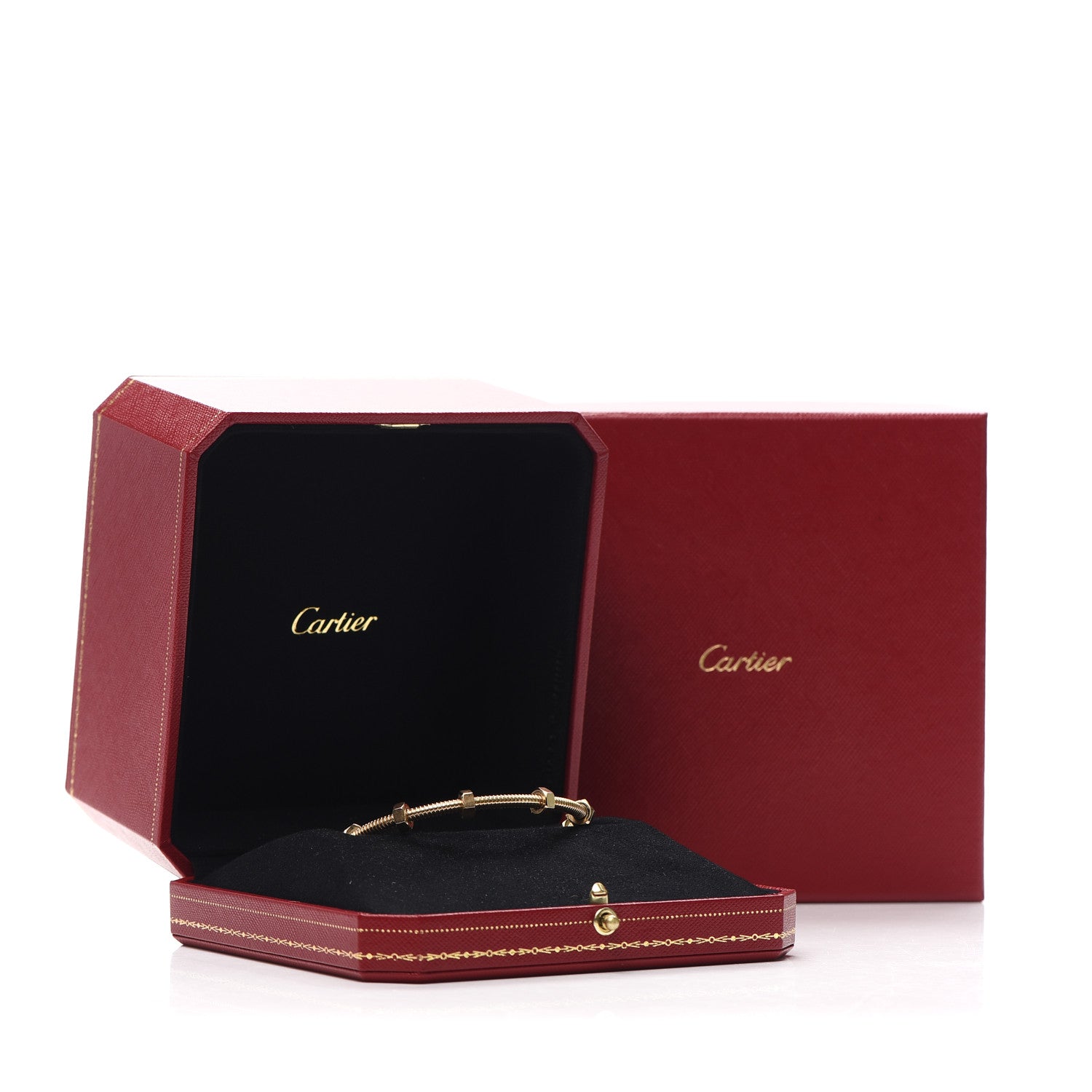 Cartier 18K Yellow Gold Ecrou de Bracelet 16 6 of 6